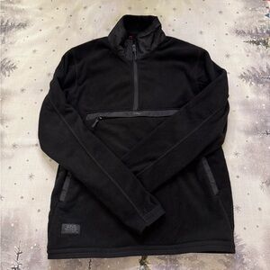 Imperial Motion Black 1/4 Zip Fleece Size Small